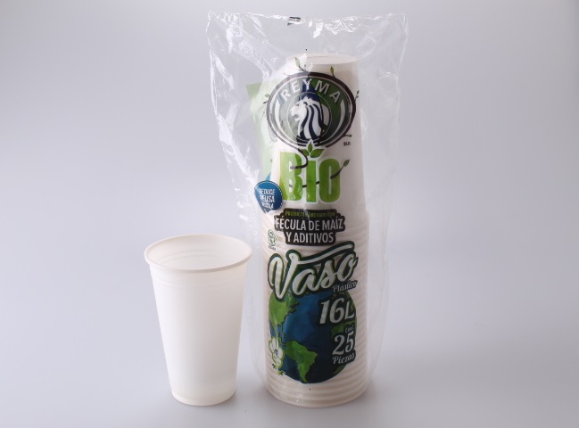 Vaso biodegradable de papel 16 onzas